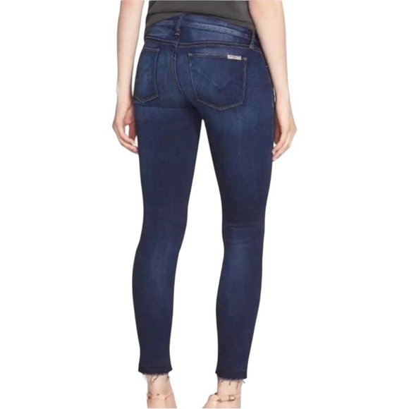 Hudson Krista Ankle Super Skinny With Raw Hems Jeans Size 27 - Picture 1 of 11